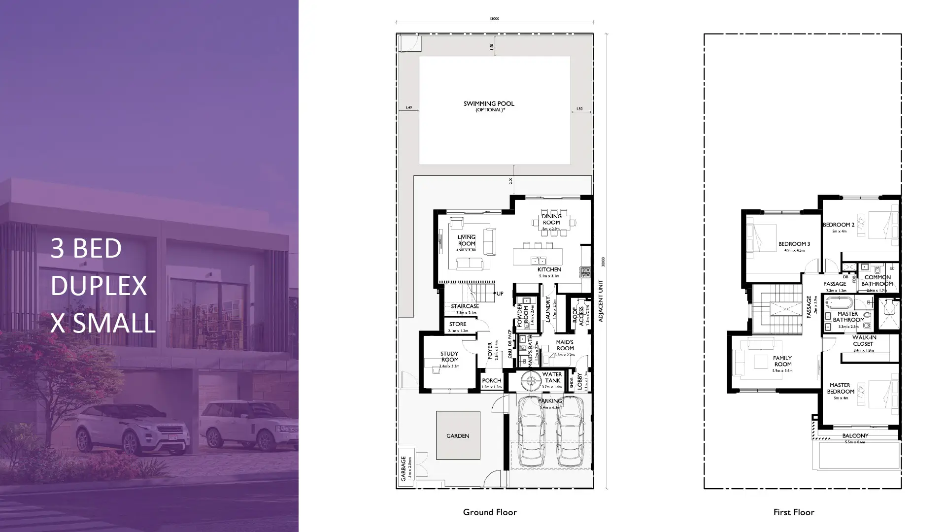 3 BR - Type A